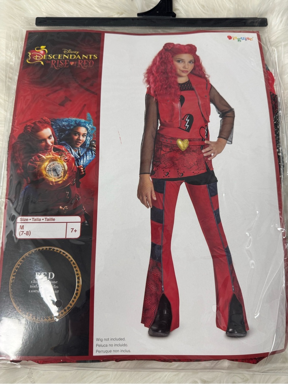 Disney Descendants Red Rise of Red Costume NEW M 7-8 L 10-12 Halloween